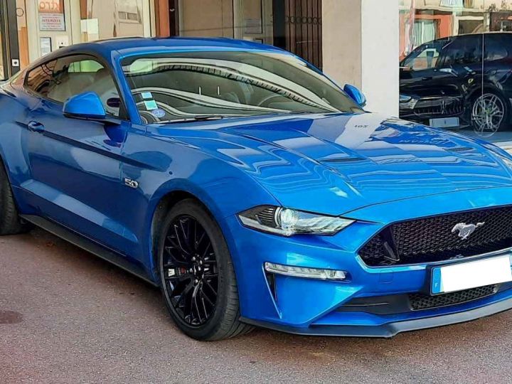 Ford Mustang Ford Mustang Fastback V8 5.0 BVA10 GT Bleu - 3