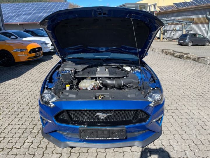 Ford Mustang Ford Mustang GT 5.0 V8 450 BVA10 Caméra ACC LED JA19 B&O Ventil. Du siège, Volant chauff. G.12 mois Bleu - 11