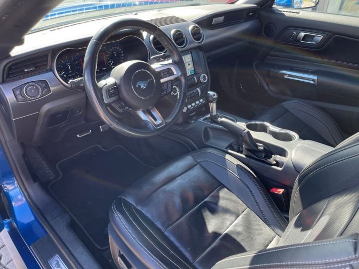 Ford Mustang Ford Mustang GT 5.0 V8 450 BVA10 Caméra ACC LED JA19 B&O Ventil. Du siège, Volant chauff. G.12 mois Bleu - 14