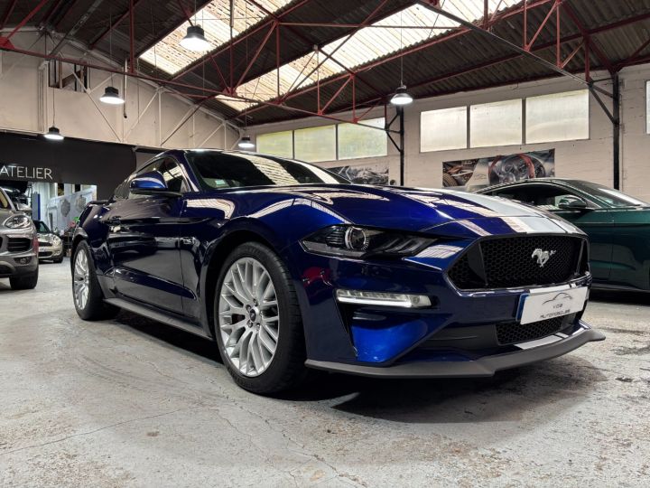 Ford Mustang FORD MUSTANG VI (2) FASTBACK 5.0 V8 GT BVA10 Bleu Kona - 11