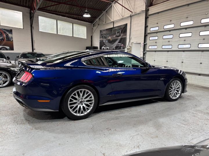 Ford Mustang FORD MUSTANG VI (2) FASTBACK 5.0 V8 GT BVA10 Bleu Kona - 13