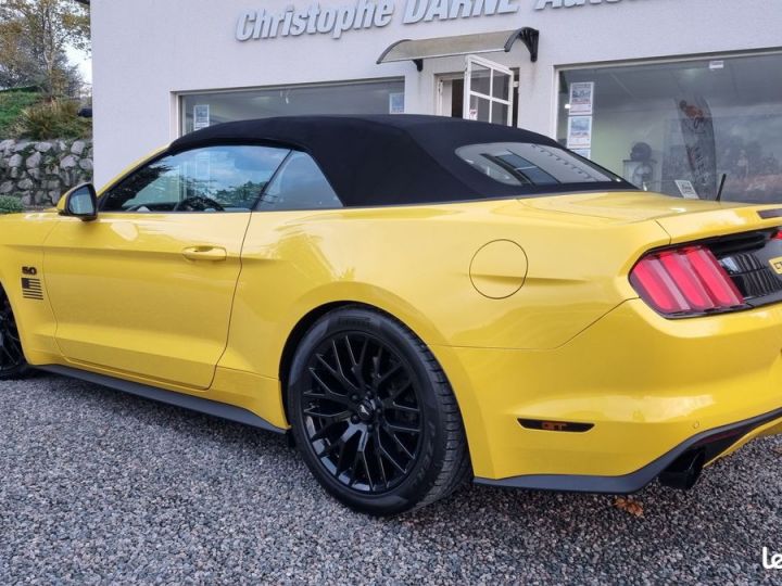 Ford Mustang GtV8 Cab européenne 27500km Jaune - 3