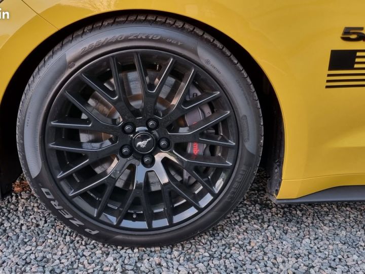 Ford Mustang GtV8 Cab européenne 27500km Jaune - 10