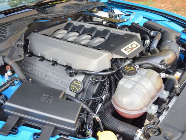 Ford Mustang RARE FORD MUSTANG VI GT CABRIOLET 5.0 V8 421ch BOITE MANUELLE FULL OPTION SERIE LIMITEE BLUE EDITION BLUE GRABBER - 47