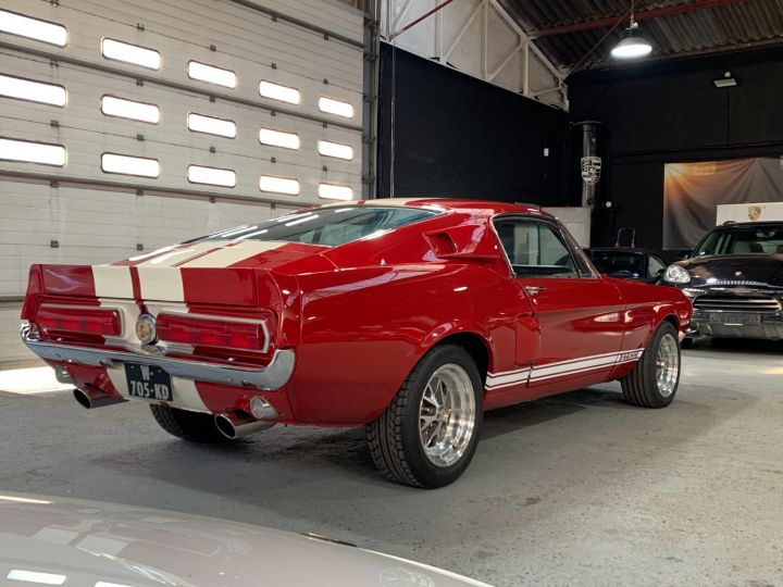 Ford Mustang Shelby FORD MUSTANG FASTBACK 1967 SHELBY GT 500 RECREATION / BOITE 4 / SUPERBE /RARE EN FRANCE Rouge Indien - 8