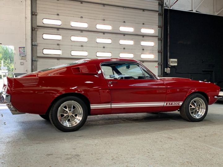 Ford Mustang Shelby FORD MUSTANG FASTBACK 1967 SHELBY GT 500 RECREATION / BOITE 4 / SUPERBE /RARE EN FRANCE Rouge Indien - 9