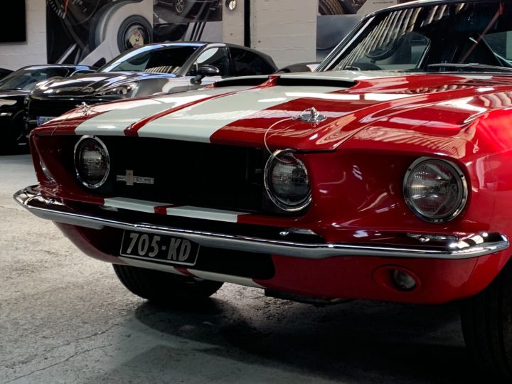 Ford Mustang Shelby FORD MUSTANG FASTBACK 1967 SHELBY GT 500 RECREATION / BOITE 4 / SUPERBE /RARE EN FRANCE Rouge Indien - 34