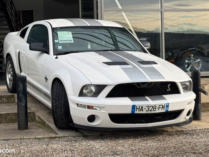 Ford Mustang Shelby v8 gt Blanc - 2