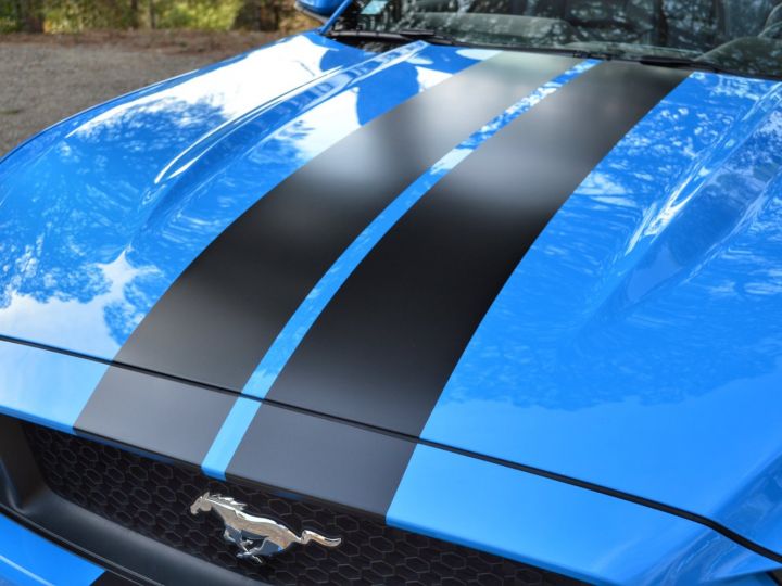Ford Mustang VI GT CABRIOLET 5.0 V8 421ch BOITE MANUELLE FULL OPTIONS SERIE LIMITEE BLUE EDITION Blue Grabber - 3