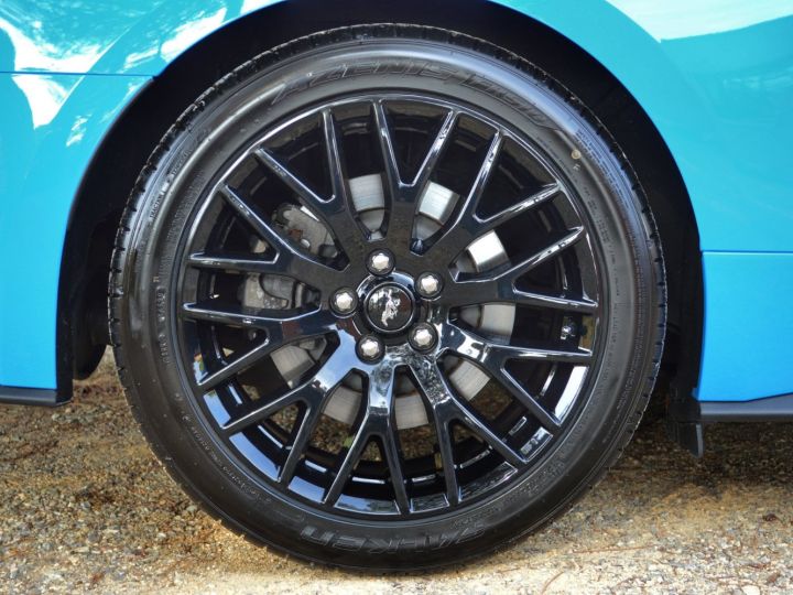 Ford Mustang VI GT CABRIOLET 5.0 V8 421ch BOITE MANUELLE FULL OPTIONS SERIE LIMITEE BLUE EDITION Blue Grabber - 9