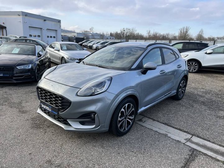 Ford Puma II 1.0 Ecoboost 155ch Mhev ST-Line 1erMain Clim GPS CarPlay prime à la conversion GRIS FONCE - 1