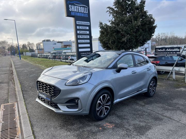 Ford Puma II 1.0 Ecoboost 155ch Mhev ST-Line 1erMain Clim GPS CarPlay prime à la conversion GRIS FONCE - 2