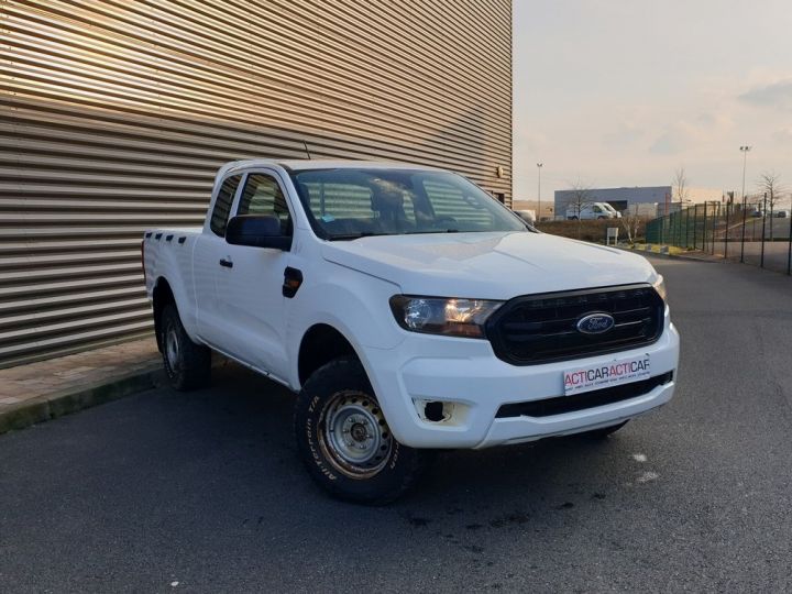 Ford Ranger 3 phase .2.0 ecoblue 170 xl pack super cab .tva recuperable Blanc Occasion - 17