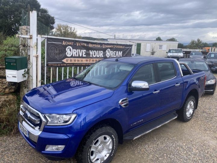 Ford Ranger III (2) 3.2 TDCI 200 cv AUTO DOUBLE CAB LIMITED Bleu - 1