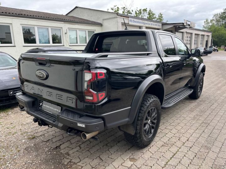 Ford Ranger Raptor 4WD V6 3.0L 292 ch ZERO MALUS TVA Récupérable 1èreM Noire - 5