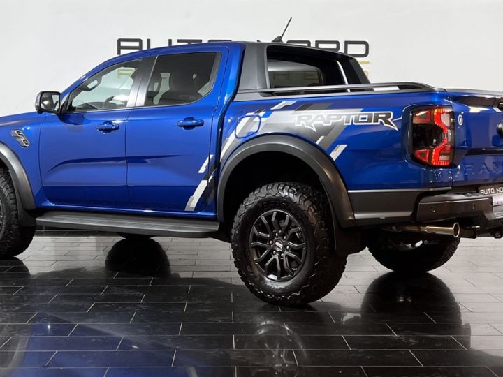 Ford Ranger Raptor V6 3.0 T 292 BVA10 1èreM Attelage  ZERO Malus Garantie Ford Jusqu'à 02/2025 Reconductible TVA Récup. Bleu - 3