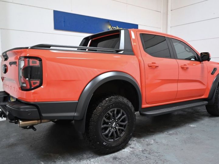 Ford Ranger Raptor V6 3.0 T 292 BVA10 1èreM Attelage  ZERO Malus Garantie Ford Jusqu'à 05/2025 Reconductible TVA Récup. Orange - 2