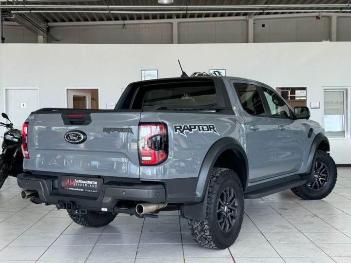 Ford Ranger Raptor V6 3.0 T 292 BVA10 1èreM B&O Attelage  ZERO Malus Garantie Ford jusqu'à 06/2025 Reconductible TVA Récup. Gris Mystik - 2