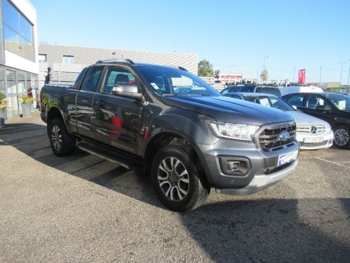 Ford Ranger SUPER CABINE 2.0 ECB 213 BV10 WILDTRAK Gris Foncé - 3