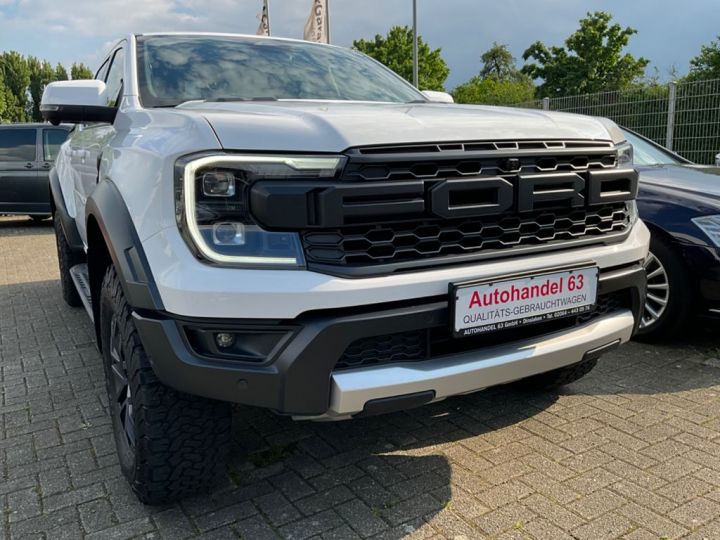 Ford Ranger V6 3.0L 292 BVA10 Raptor Performance e-4WD Doppelkabine 1èreM 360° Garantie FORD 02/2025 Reconductible ZERO MALUS Blanche - 4