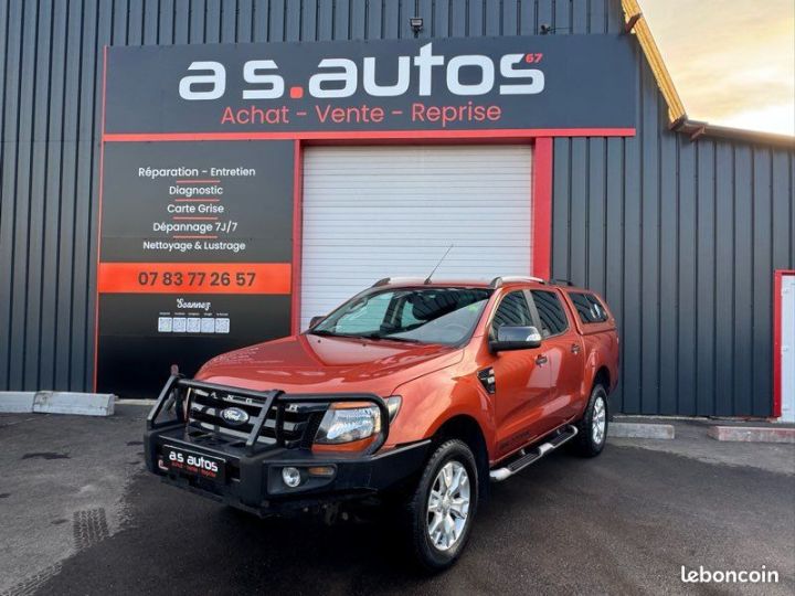 Ford Ranger WILDTRAK III (TKE) 3.2 TDCI 20V Pickup Double Cabine 4x4 200 cv Garantie de 12 MOIS Hard-top- marche pied- pare buffle- 4x2 4l attelage remorque camer Orange - 1