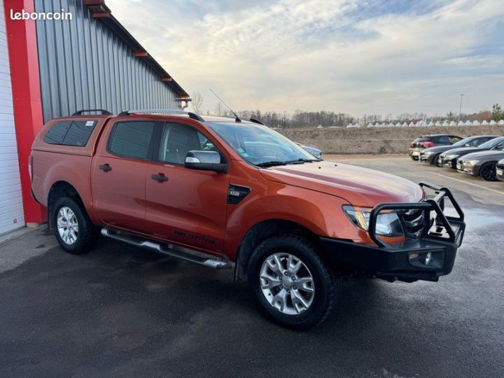 Ford Ranger WILDTRAK III (TKE) 3.2 TDCI 20V Pickup Double Cabine 4x4 200 cv Garantie de 12 MOIS Hard-top- marche pied- pare buffle- 4x2 4l attelage remorque camer Orange - 2