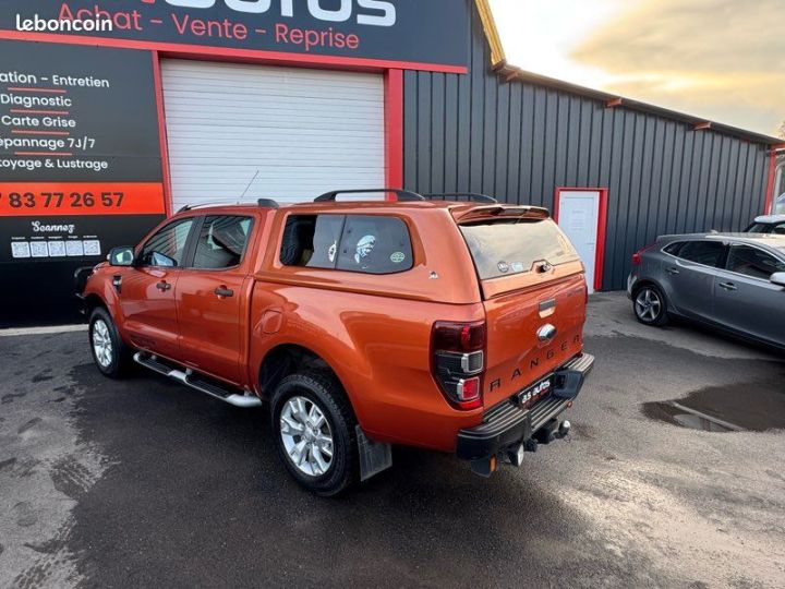 Ford Ranger WILDTRAK III (TKE) 3.2 TDCI 20V Pickup Double Cabine 4x4 200 cv Garantie de 12 MOIS Hard-top- marche pied- pare buffle- 4x2 4l attelage remorque camer Orange - 4