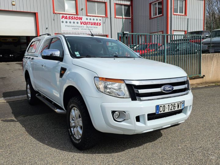 Ford Ranger XLT Extended Cab 4x4 2.2 TDci 150 BV6 Blanc - 1