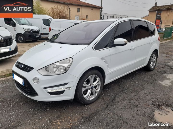 Ford S-MAX 2.0 TDCi 140ch Titanium GPS 7 places Blanc - 2