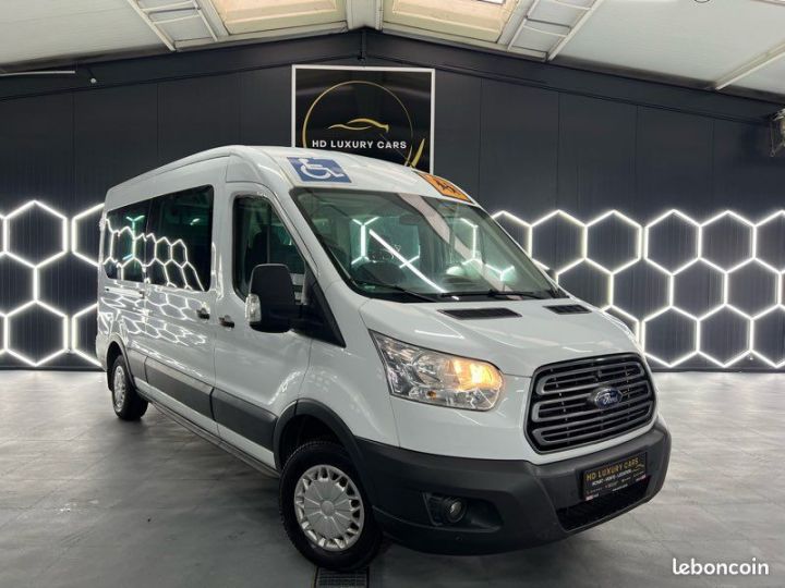 Ford Transit 125ch – 9 places Adapté aux enfants et personnes en situation de handicap Blanc - 1