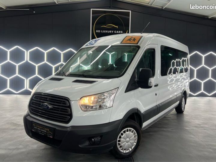 Ford Transit 125ch – 9 places Adapté aux enfants et personnes en situation de handicap Blanc - 2