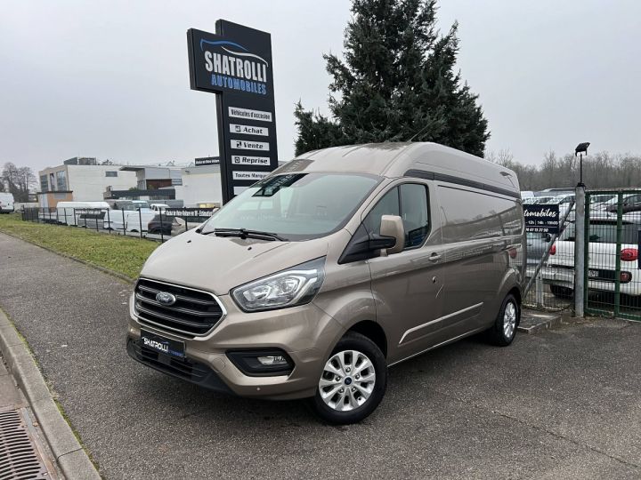 Ford Transit Custom 290 L2H2 2.0 EcoBlue 170ch BVA6 1erMain GPS Caméra TVA20% 20,750€ H.T. GRIS - 1