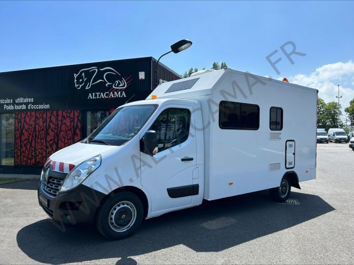 Fourgon Renault Master Autre 145cv FOURGON BASE VIE RAVITAILLEUR ENROBE CANTINIERE 7 PLACES JCR BLANC - 1