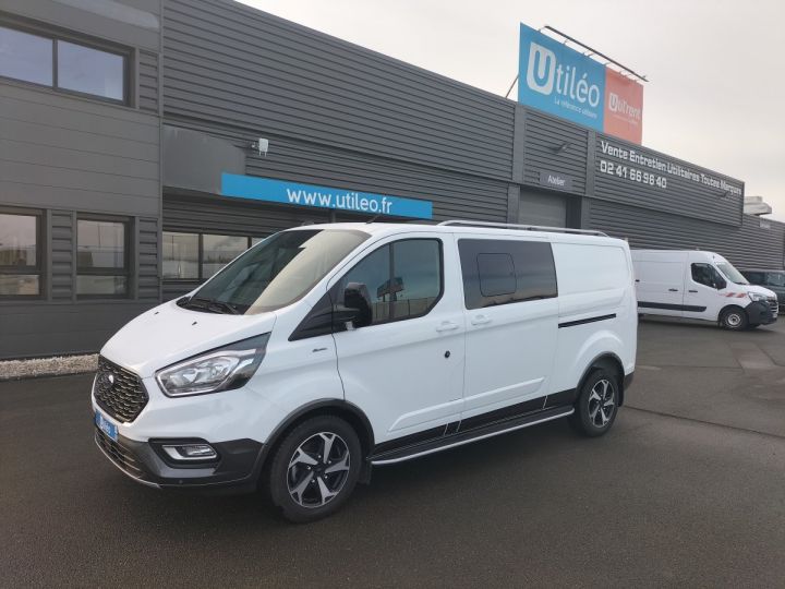 Fourgon Ford Transit Fourgon Double cabine CUSTOM 320 L2H1 2.0L 170CH BVA ACTIVE CABINE APPRONDIE 5 PLACES BLANC - 1