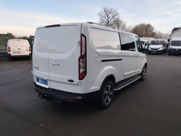 Fourgon Ford Transit Fourgon Double cabine CUSTOM 320 L2H1 2.0L 170CH BVA ACTIVE CABINE APPRONDIE 5 PLACES BLANC - 3