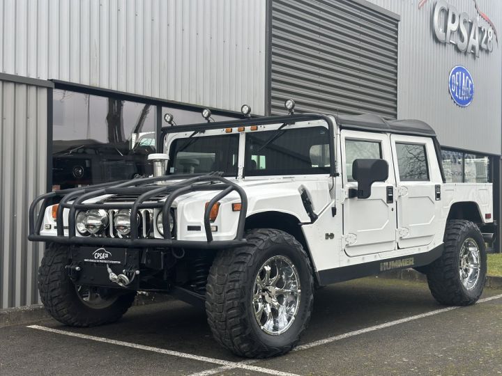 Hummer H1 HUMMER H1 V8 6.5 TD SW BVA permis vl blanc  - 1