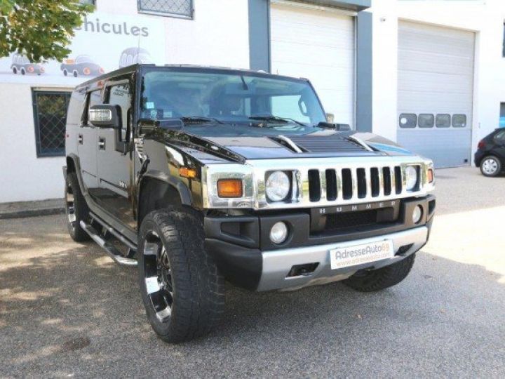 Hummer H2 6,2L 400CV LUXURY 7 PLACES     Essence NOIR - 3