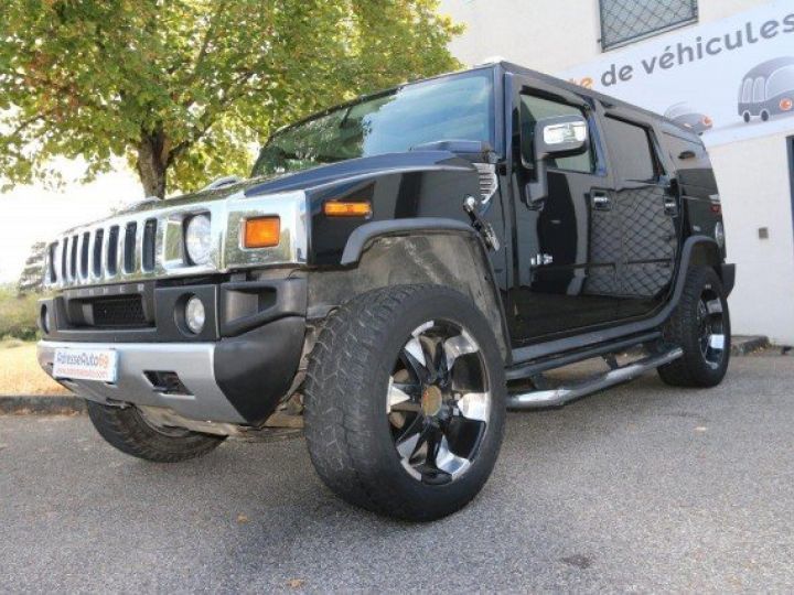 Hummer H2 6,2L 400CV LUXURY 7 PLACES     Essence NOIR - 6