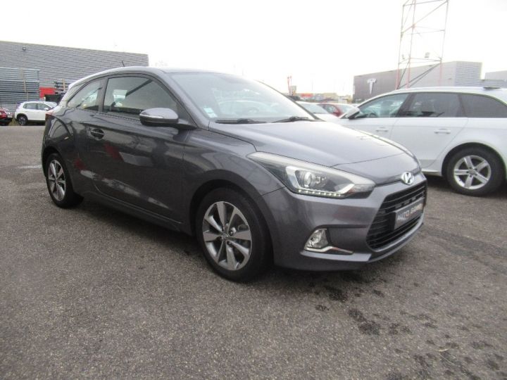 Hyundai i20 1.0 T-GDi 100 Active Coupe 3 Portes Gris Foncé - 3