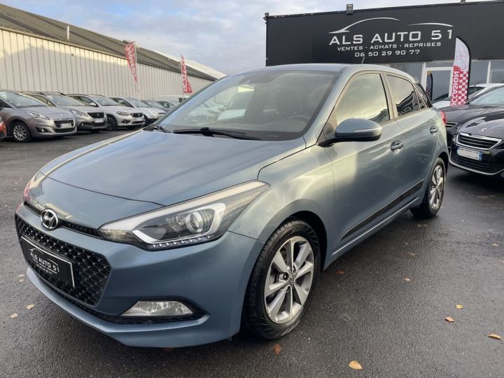 Hyundai i20 1.2 84 cv (92150kms) Bleu - 1