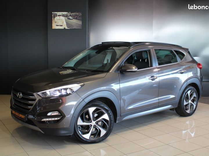 Hyundai Tucson III (2) 1.6 CRDI 136 EXECUTIVE Garantie 12M P&MO Marron - 1