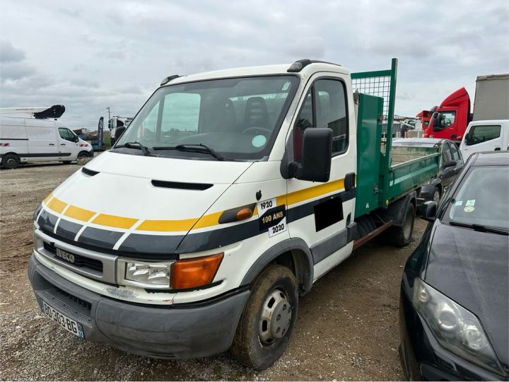 Iveco Daily 3500 ht 35c10 benne coffre non roulant Blanc - 1