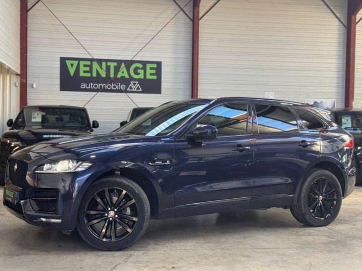 Jaguar F-Pace 2.0 D - 180 ch AWD BVA8 R-Sport Bleu - 1