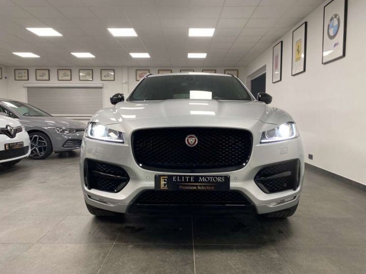 Jaguar F-Pace 2.0 D AWD R-Sport- 1MAIN-CAM-FULL-PANO-ETAT NEUF Argent Métallisé - 2