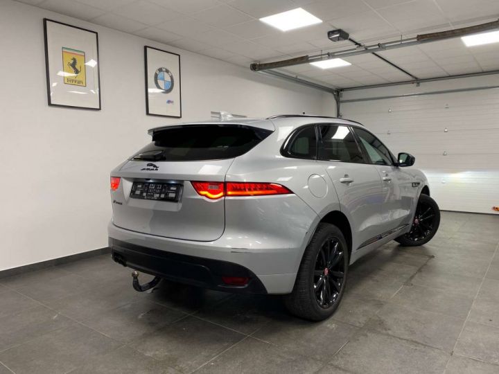 Jaguar F-Pace 2.0 D AWD R-Sport- 1MAIN-CAM-FULL-PANO-ETAT NEUF Argent Métallisé - 4