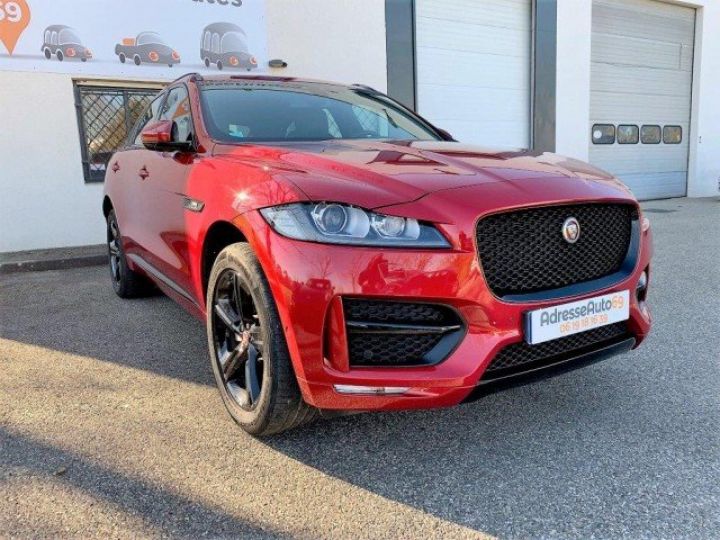 Jaguar F-Pace 2.0D 180 R-SPORT 4X4 BVA8     Diesel ROUGE METAL - 1