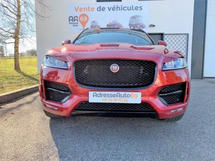 Jaguar F-Pace 2.0D 180 R-SPORT 4X4 BVA8     Diesel ROUGE METAL - 2