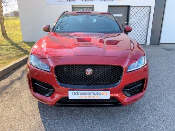 Jaguar F-Pace 2.0D 180 R-SPORT 4X4 BVA8     Diesel ROUGE METAL - 3