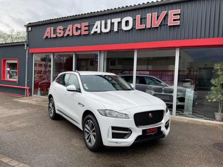 Jaguar F-Pace 2.0D 180CH R-SPORT AWD BVA8 Blanc - 1