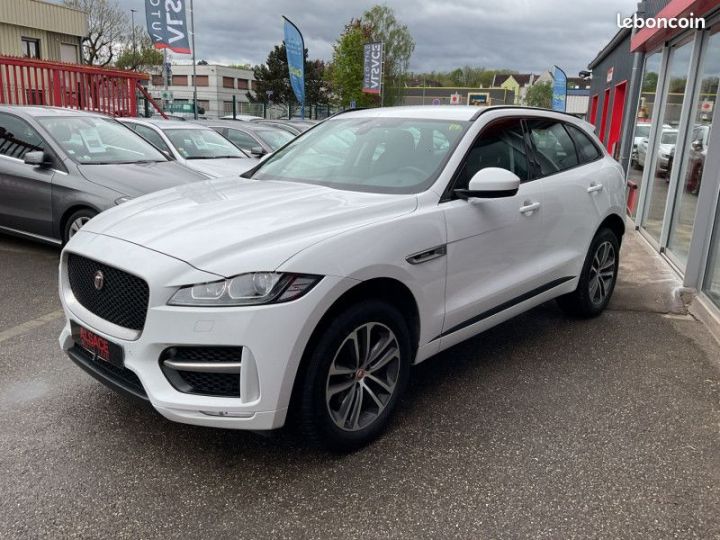 Jaguar F-Pace 2.0D 180CH R-SPORT AWD BVA8 Blanc - 3